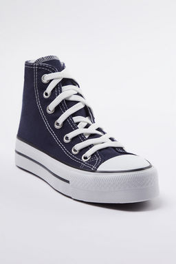 Trendyol Shoes Siyah Bagc?kl? Kad?n Yuksek Bilekli Spor Ayakkab? TAKAW25SN00000 - Trendyolmilla фото 6
