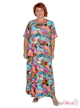 Платье Модель №1346 размеры 44-84 - Plusmoda фото 2