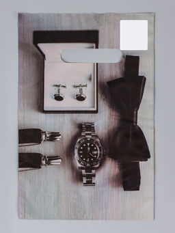 Цена за 100 шт. Пакет подарочный Для него, полиэтиленовый с вырубной ручкой, 20?30 см, 30 мкм