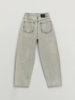 Джинсы barrel с высокой посадкой / Zarina  фото 7