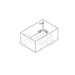Кашпо деревянное Прованс 23х12,5х9 см графитовый - Дарим красиво фото 3
