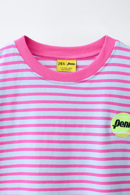 CAMISETA RAYAS BORDADO PENN  / Rosa - Zara фото 3