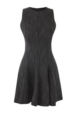 Teen Siyah Bisiklet Yaka Kolsuz K?sa / Mini Dokuma Elbise TWOSS26EL00005 - Trendyolmilla фото 5