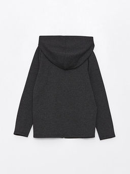 Kap??onlu Uzun Kollu K?z ?ocuk Fermuarl? Sweatshirt - Waikiki фото 2