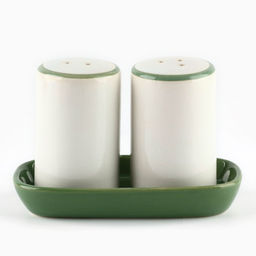 Солонка и перечница новогодние «Снегирь!», 12×6.5×7 см, ручная работа