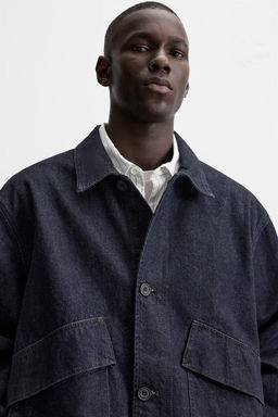 BOXY FIT DENIM JACKET - Zara фото 5