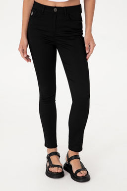 Kad_n Siyah Kanvas Pantolon Sepette S_rpriz _ndirim - U.s. polo assn фото 2