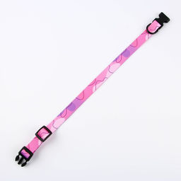 Набор Нежность, застёжка - фастекс, поводок 2 м и ошейник 28-46 см - Пушистое счастье фото 8