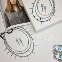 Комплект 20cr голубой/снежный