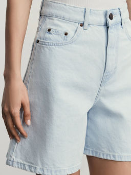 Джинсовые шорты А-силуэта / Zarina  фото 6