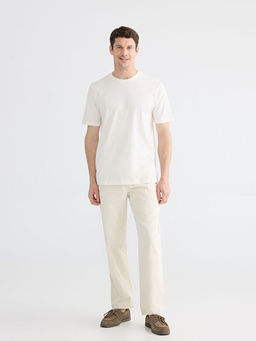 Bisiklet Yaka Penye Erkek Ti??rt