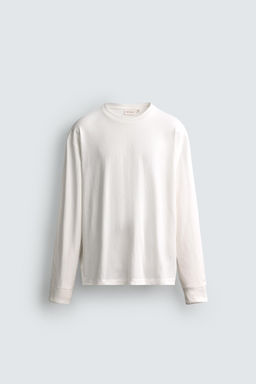 CAMISETA LIGHTWEIGHT MANGA LARGA / Blanco - Zara фото 7