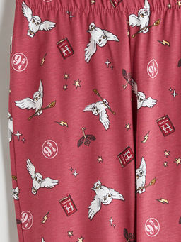 Beli Lastikli Harry Potter Bask?l? K?z ?ocuk Pijama Alt