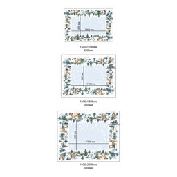 Скатерть Этель Forest animals скатерть 150х110 +/-2см с ГМВО, 100%хл, саржа 190гр/м2  фото 6