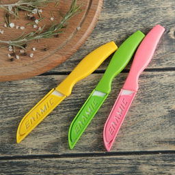 Нож кухонный керамический Керамик, лезвие 7,5 см, цвет МИКС - Доляна фото 6