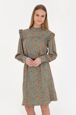 Женское мятное тканое платье Неожиданная скидка в корзине - U.s. polo assn фото 2