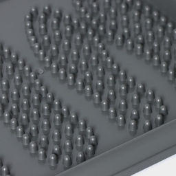 Лоток для обуви малый Darel plastic, 43.5×39 см, пластик, серый