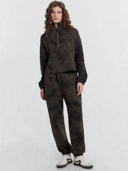 Костюм спортивный женский коричневый с эффектом фаст дай фаст дай на кофе 192474 - Mark formelle фото 2