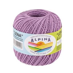 Пряжа ALPINA LENA 100% мерсеризованный хлопок 10 шт. х 50 г 280 м  15 м