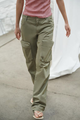 STRAIGHT-LEG CARGO TROUSERS - Zara фото 12