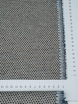 Шерсть пальтово-костюмная Твид цв.Серый/черный/песочный, ш.1.5м, шерсть-50%, п/э-50%, 380гр/м.кв - Купава фото 4