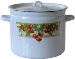 ЭМ_Кастрюля 9,0л ДЕКОР цил высокая БЕЗ ОБОД арт 1621/4, 1621/4Км, 1621/4Рб Лысьва