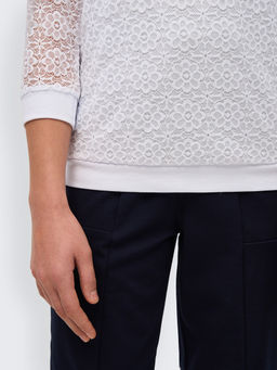 Блузка белый 181230306а - Nota bene фото 6