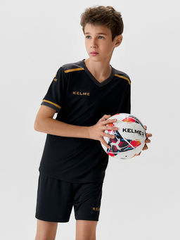 Детская футбольная форма KELME Childrens Short-sleeved Football Uniform Set Black