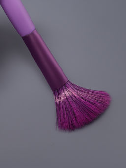 Набор кистей для макияжа COLOR POWER, 6 шт., фиолетовый