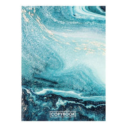 Тетрадь А4, 48 листов в клетку Calligrata Мрамор, обложка мелованный картон, блок офсет