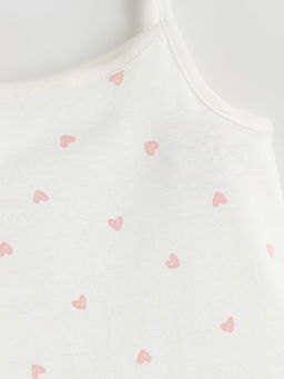 Bask?l? K?z Bebek ??t??tl? Body 2li