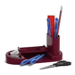 АКЦИЯ Цена за 1 шт. Набор настольный пластиковый ErichKrause® Harmony, Marsala, рубиновый