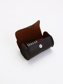 Стопки в чехле Герб, нержавеющая сталь, набор 6 шт. ? 75 мл