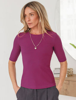 D49.105 Футболка женская пурпурный