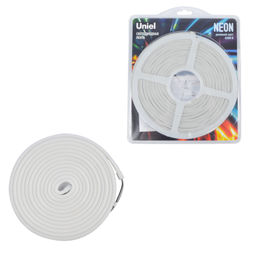 ULS-N01-2835-120LED/m-6mm-IP67-DC12V-9W/m-5M-6500K Светодиодная гибкая герметичная лента. NEON. Катушка 5м. в блистере. Дневной белый свет (6500K). ТМ Uniel