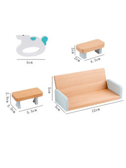 Кукольный домик с мебелью