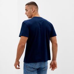 Футболка мужская Collorista, размер 54-56, тёмно-синяя