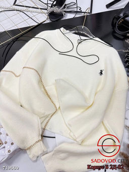 Свитер с рваным эффектом женский - Bruno фото 6