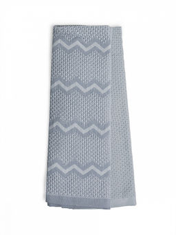 Набор кухонных полотенец 2шт 35x70 синий вафельное полотно - Denastia фото 2