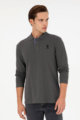 Свитшот мужской U.S. Polo Assn антрацитовый фото 8