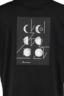 TRENDYOL MAN Siyah Oversize/Genis Kesim K?sa Kol Uzay Bask?l? %100 Pamuklu T-Shirt TMNSS21TS0617 - Trendyolmilla фото 7