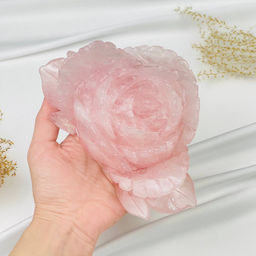 Цветок из Розового кварца - Радуга самоцветов фото 2