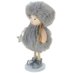Фигурка декоративная "Девочка", L7 W5 H13 см, 4в.