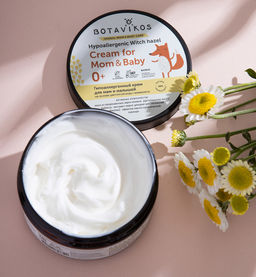 Гипоаллергенный крем для мам и малышей на основе цветочной воды гамамелиса, 250 мл, Botavikos  фото 3