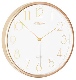 Настенные часы Mirron круглые золотые P3218AZB