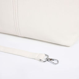 Сумка-тоут на молнии, 2 наружных кармана, цвет белый - Simaland фото 6