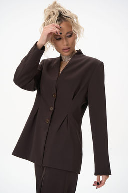 Пиджак Тайрис (шоколадный) - Эльза фото 25