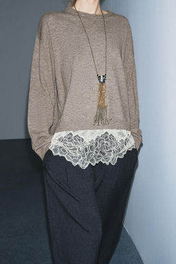 COMBINED KNIT JUMPER - Zara фото 3