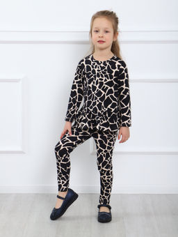 КМ151 Костюм Модница (молочный; черный) - Милаша фото 3