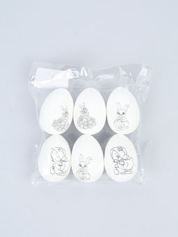 Заготовки для творчества Пасхальные яйца под роспись, набор 6 шт.